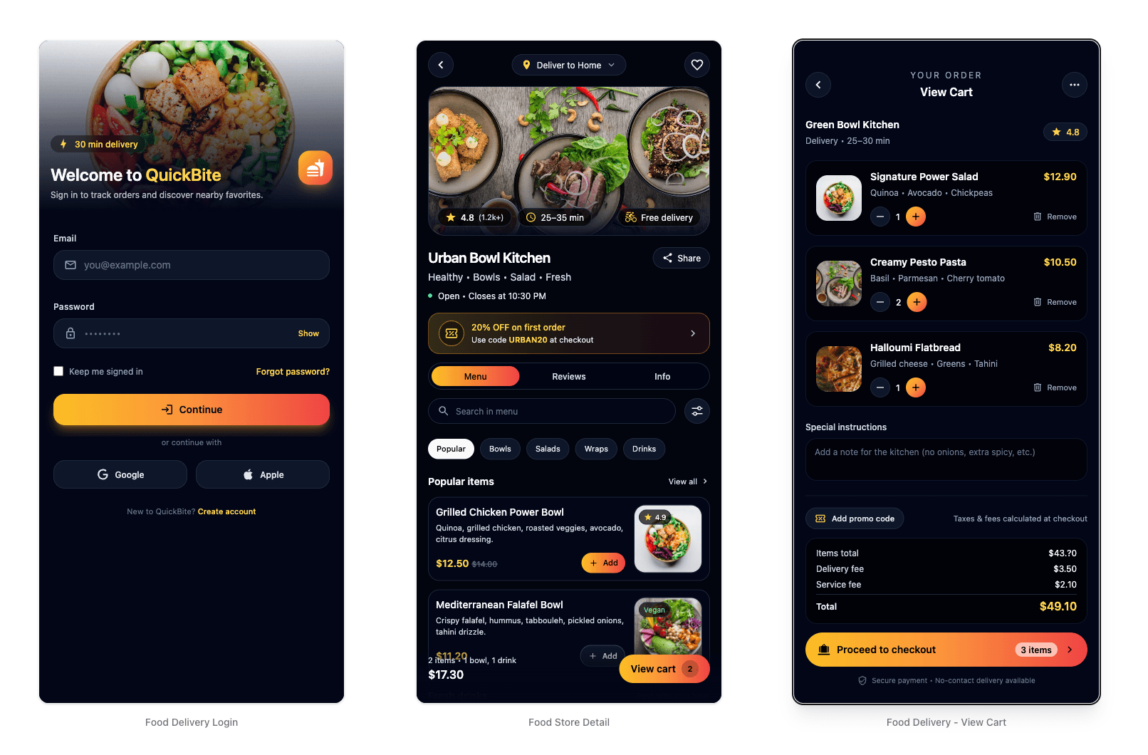 Food Delivery App